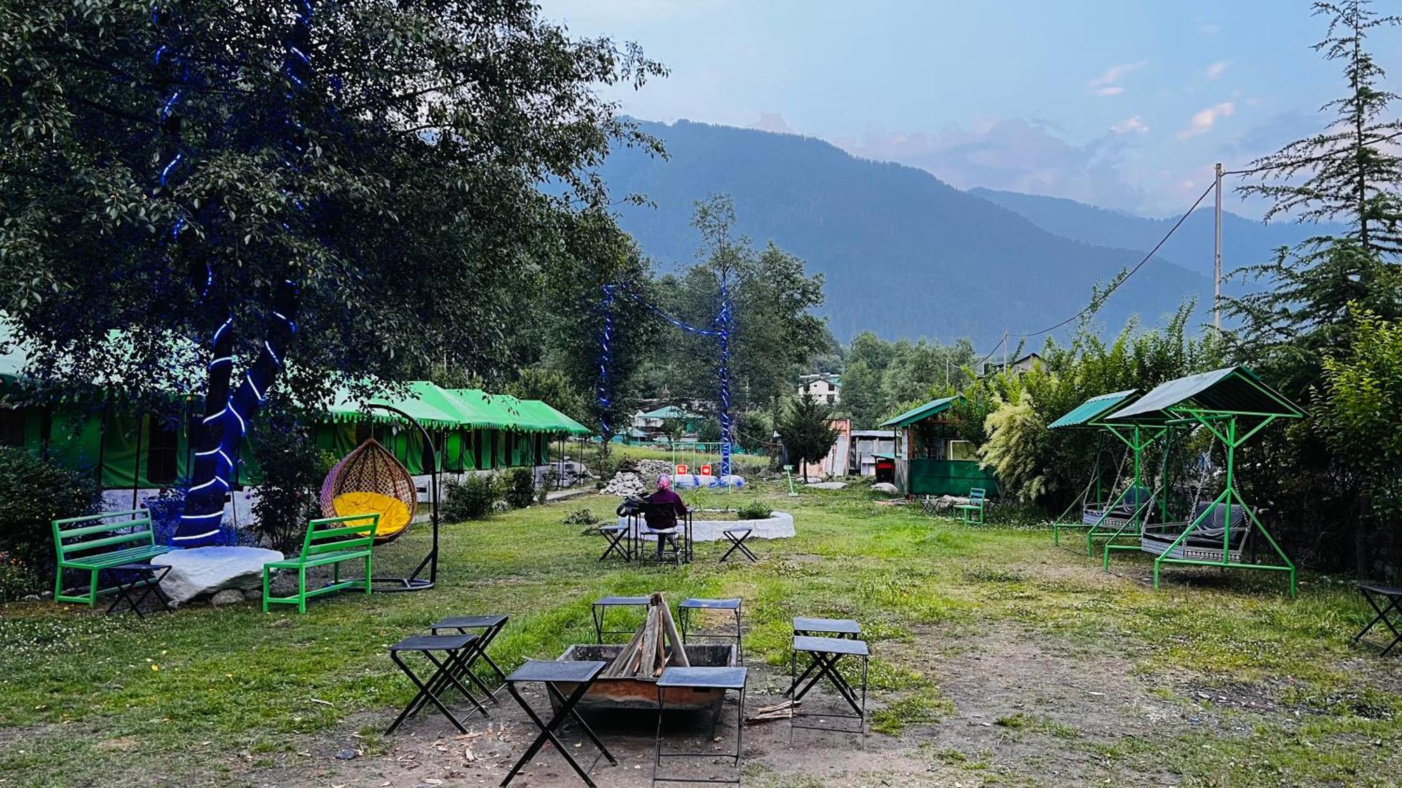 Himalayan Riverside Swiss Cottage Tents, Manali Экстерьер фото