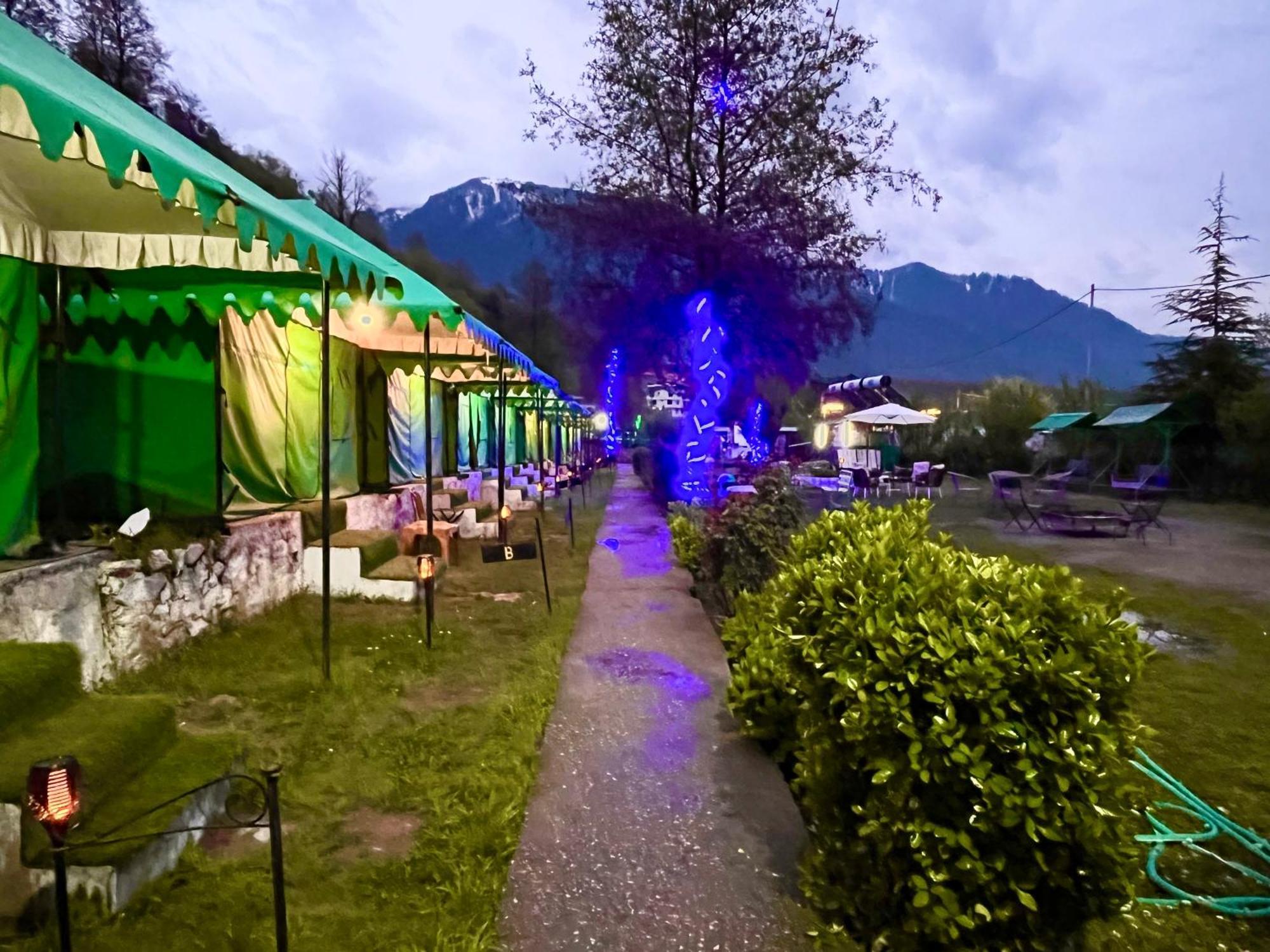 Himalayan Riverside Swiss Cottage Tents, Manali Экстерьер фото